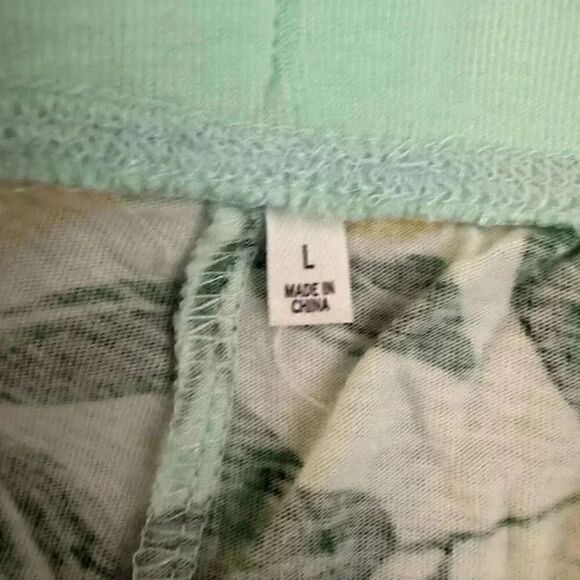 CAROLE HOCHMAN Lemons Matching Set Cotton Short Sleeves Top and Short Pants SZ L - Picture 10 of 12